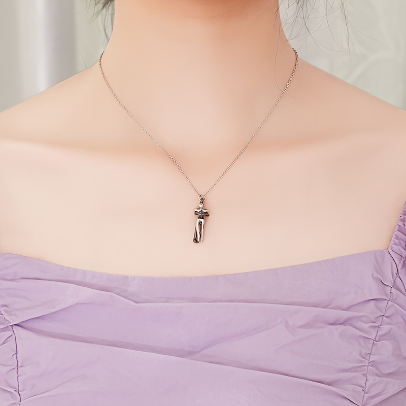 Copper Plated Couple Pendants Set